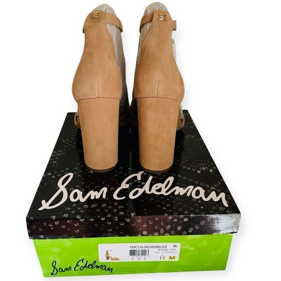 Sam Edelman Yancy Block Heel Ankle Strap Sandal Size 11 - Picture 4 of 6